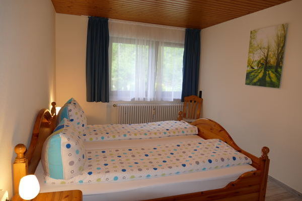 Schlafzimmer 1 Glaserbach der Ferienwohnung Gaserbach des Gasthaus Felsenstble in St. Mrgen