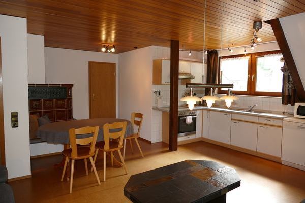 Wohnkche der Ferienwohnung "Ruheckle" des Gasthaus Felsenstble in St. Mrgen im Schwarzwald